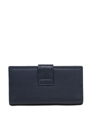 Lauren Ralph Lauren Голям дамски портфейл Resort 432883602005 Navy - Mera.bg