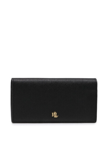 LAUREN RALPH LAUREN Голям дамски портфейл Slim Wallet Wlt Med 432802917009 Черен - Mera.bg