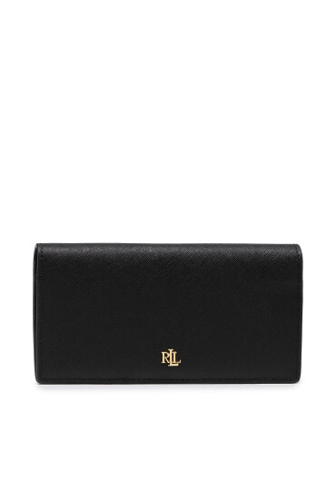 LAUREN RALPH LAUREN Голям дамски портфейл Slim Wallet Wlt Med 432802917009 Черен - Mera.bg