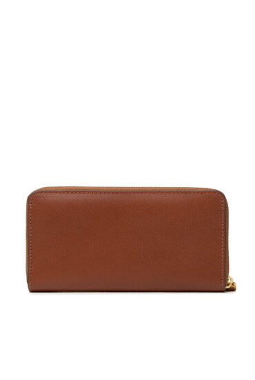 LAUREN RALPH LAUREN Голям дамски портфейл Zip Cont Wlt 432876730004 Кафяв - Mera.bg