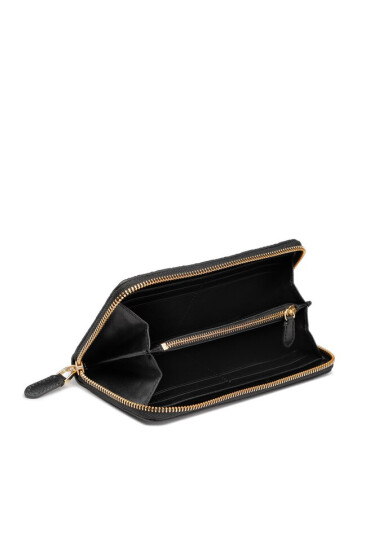 LAUREN RALPH LAUREN Голям дамски портфейл Zip Cont Wlt 432883655001 Черен - Mera.bg
