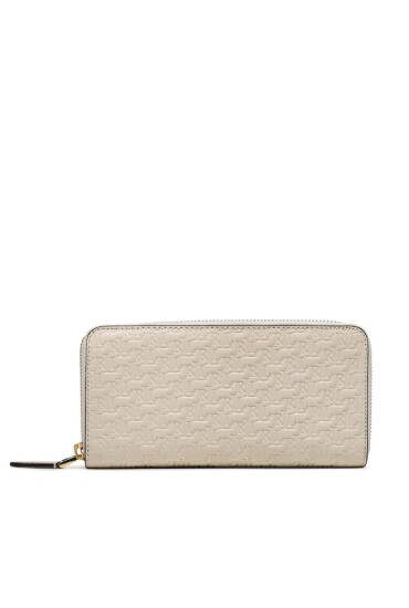 Lauren Ralph Lauren Голям дамски портфейл Zip Cont Wlt 432883655006 Vanilla - Mera.bg