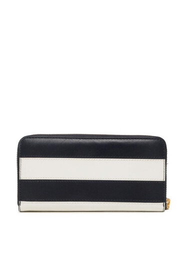 Lauren Ralph Lauren Голям дамски портфейл Zip Cont Wlt 432891177001 French Navy/White Stripe - Mera.bg