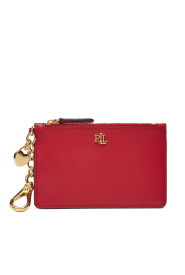 LAUREN RALPH LAUREN Калъф за кредитни карти 432962368003 Червен - Mera.bg