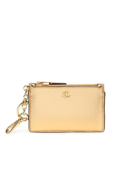 LAUREN RALPH LAUREN Калъф за кредитни карти Resort 432891184004 Златист - Mera.bg