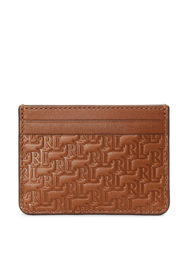 Lauren Ralph Lauren Калъф за кредитни карти Slim Card 432883650007 Lauren Tan - Mera.bg