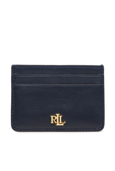 Lauren Ralph Lauren Калъф за кредитни карти Slim Card 432891187001 Navy - Mera.bg