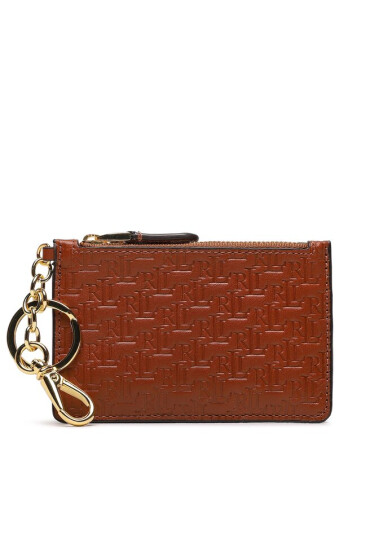 Lauren Ralph Lauren Калъф за кредитни карти Zip Card Cas 432883643007 Lauren Tan - Mera.bg