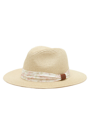 Lauren Ralph Lauren Капела Cnv Lthr Hat 454914467001 Natural/Pink Flowers - Mera.bg