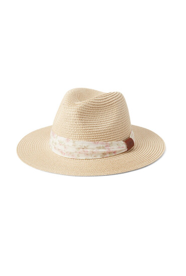 Lauren Ralph Lauren Капела Cnv Lthr Hat 454914467001 Natural/Pink Flowers - Mera.bg