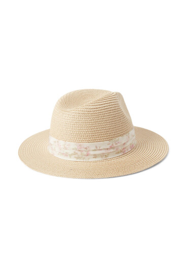 Lauren Ralph Lauren Капела Cnv Lthr Hat 454914467001 Natural/Pink Flowers - Mera.bg