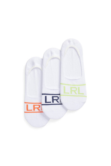 LAUREN RALPH LAUREN Комплект 3 чифта къси чорапи дамски Liner 3 Pack 454903930001 Цветен - Mera.bg