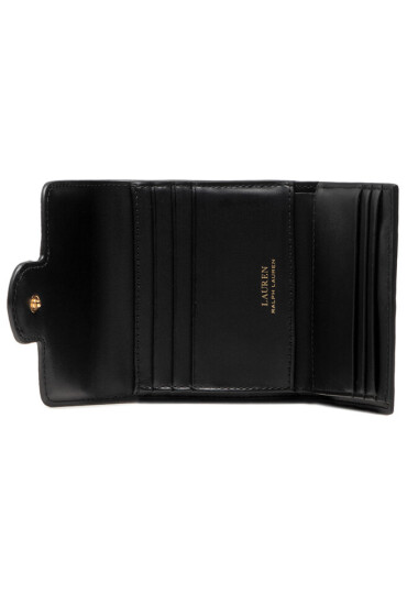 Lauren Ralph Lauren Малък дамски портфейл Logo Comp 432824915001 Medium Black - Mera.bg