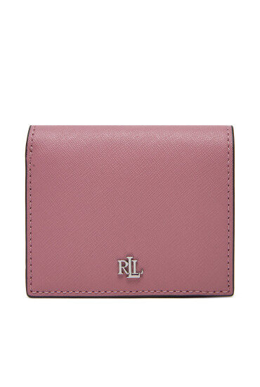 LAUREN RALPH LAUREN Малък дамски портфейл 432962112011 Розов - Mera.bg
