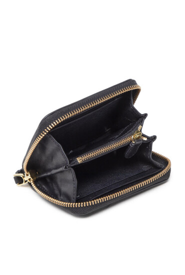 LAUREN RALPH LAUREN Малък дамски портфейл Sm Zip Wallet 432876729003 Черен - Mera.bg