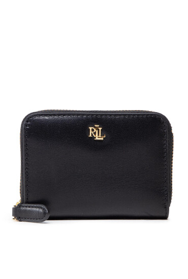 LAUREN RALPH LAUREN Малък дамски портфейл Sm Zip Wallet 432876729003 Черен - Mera.bg