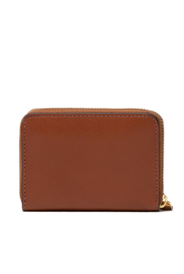 LAUREN RALPH LAUREN Малък дамски портфейл Sm Zip Wllet 432876729004 Кафяв - Mera.bg