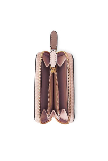 Lauren Ralph Lauren Малък дамски портфейл Sm Zip Wllet 432876729007 Light Pink - Mera.bg