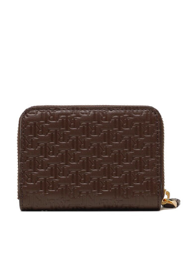 LAUREN RALPH LAUREN Малък дамски портфейл Sm Zip Wllet 432883664002 Кафяв - Mera.bg