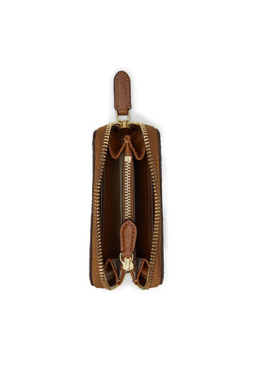 Lauren Ralph Lauren Малък дамски портфейл Sm Zip Wllet 432883664007 Lauren Tan - Mera.bg