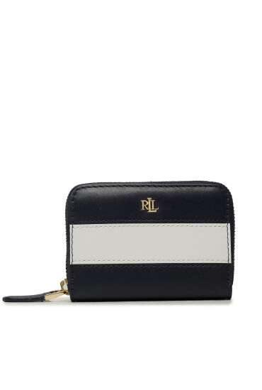 LAUREN RALPH LAUREN Малък дамски портфейл Sm Zip Wllet 432891182001 Тъмносин - Mera.bg