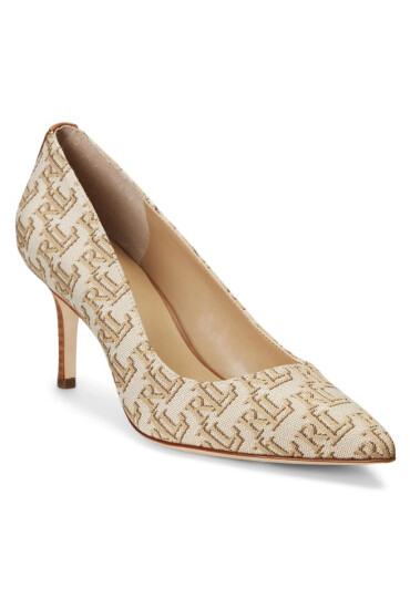 Lauren Ralph Lauren Обувки на ток Lanette 802904263001 Khaki - Mera.bg