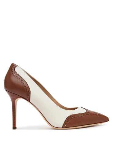 LAUREN RALPH LAUREN Обувки на ток Lynden 802904318002 Бял - Mera.bg