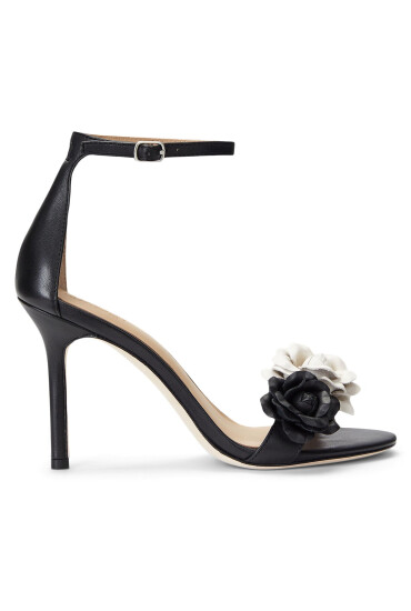 LAUREN RALPH LAUREN Сандали Allie Flower 802935571001 Черен - Mera.bg