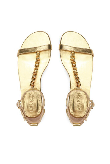 Lauren Ralph Lauren Сандали Elise 802900075001 Modern Gld - Mera.bg