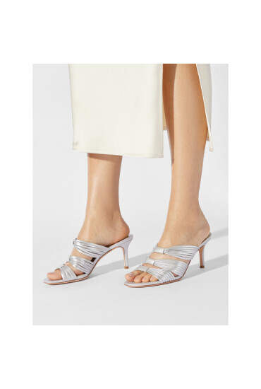 Lauren Ralph Lauren Сандали Lorraine 802904279001 Bright Silver - Mera.bg