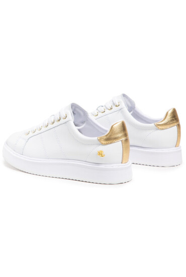 Lauren Ralph Lauren Сникърси Angeline II 802821066001 Wht/Rlgold - Mera.bg