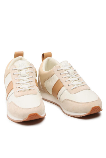 Lauren Ralph Lauren Сникърси Colten 802860718001 Vanilla - Mera.bg