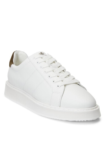 Lauren Ralph Lauren Сникърси 802912651003 Snow White/Botanic Green - Mera.bg