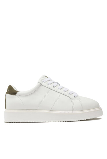 Lauren Ralph Lauren Сникърси 802912651003 Snow White/Botanic Green - Mera.bg
