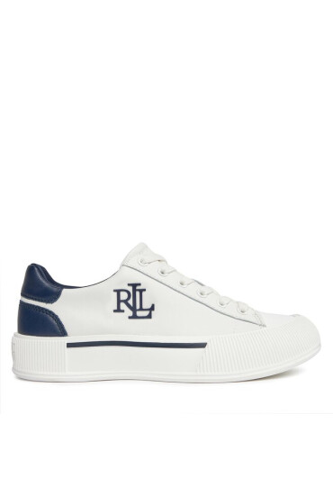 Lauren Ralph Lauren Сникърси 802925360001 Snow White/Refined Navy - Mera.bg