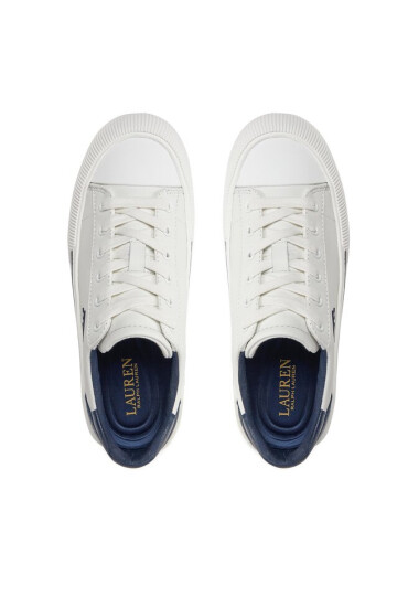 Lauren Ralph Lauren Сникърси 802925360001 Snow White/Refined Navy - Mera.bg
