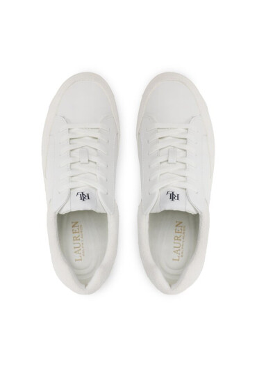 LAUREN RALPH LAUREN Сникърси Hailey 802891469001 Бял - Mera.bg