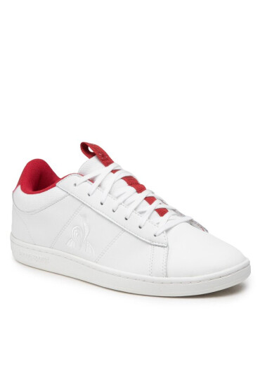 Le Coq Sportif Сникърси Court Allure Sport 2220198 Optical White/Scarlet - Mera.bg