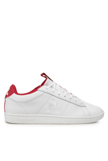 Le Coq Sportif Сникърси Court Allure Sport 2220198 Optical White/Scarlet - Mera.bg