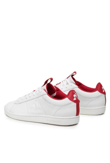 Le Coq Sportif Сникърси Court Allure Sport 2220198 Optical White/Scarlet - Mera.bg