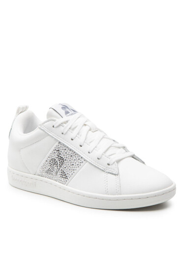 Le Coq Sportif Сникърси Court Classic W Diamond 2210129 Optical White/Silver - Mera.bg