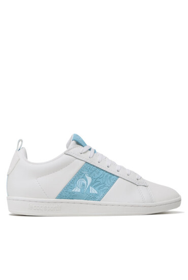 Le Coq Sportif Сникърси Courtclassic W Plants 2310131 Optical White/Sky Blue - Mera.bg