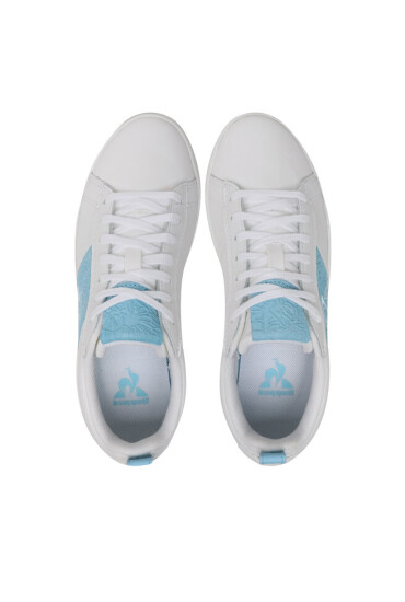 Le Coq Sportif Сникърси Courtclassic W Plants 2310131 Optical White/Sky Blue - Mera.bg