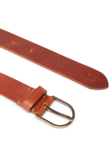 Lee Мъжки колан Core Belt LG245080 Dark Cognac - Mera.bg