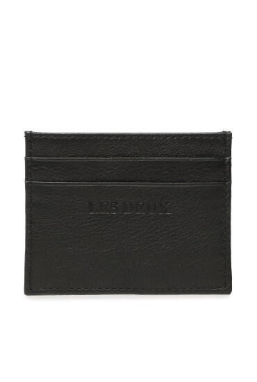 Les Deux Калъф за кредитни карти Leather Cardholder LDM940067 Черен - Mera.bg