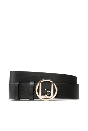 Liu Jo Дамски колан Cintura Pelle 3.5 Cm AA3348 P0055 Nero/Oro 00567 - Mera.bg