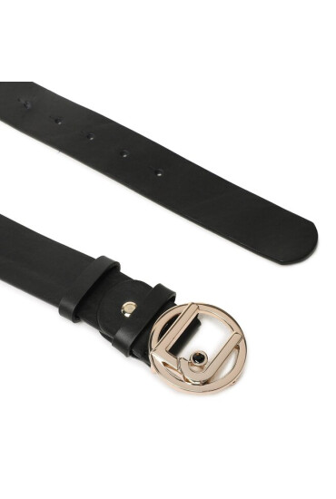 Liu Jo Дамски колан Cintura Pelle 3.5 Cm AA3348 P0055 Nero/Oro 00567 - Mera.bg