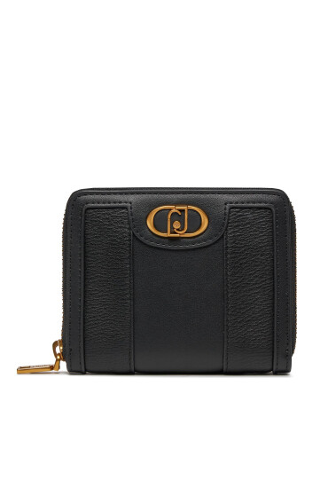 Liu Jo Голям дамски портфейл Ecs M Zip Around AA4034 E0031 Черен - Mera.bg
