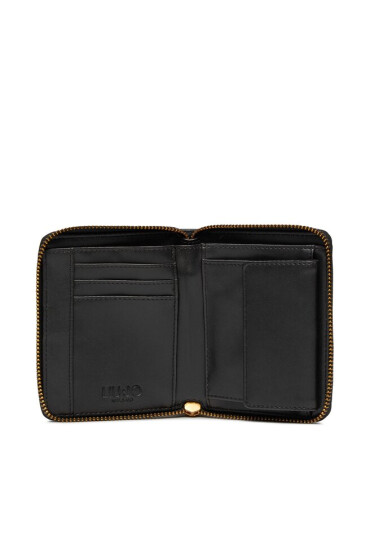 Liu Jo Голям дамски портфейл Ecs M Zip Around AA4034 E0031 Черен - Mera.bg