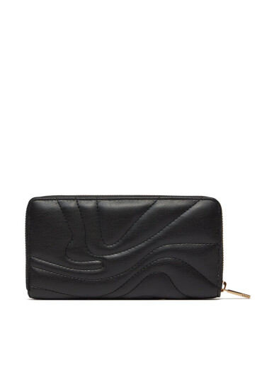 Liu Jo Голям дамски портфейл Ecs Xl Zip Around AA4266 E0036 Черен - Mera.bg